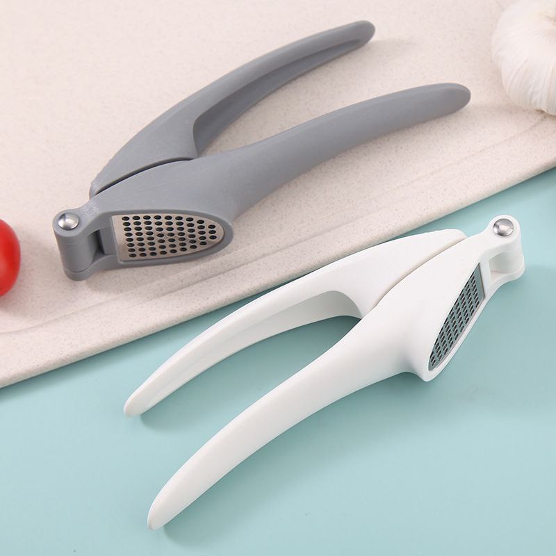 Garlic Mincer Tool Manual Crusher Squeezer White