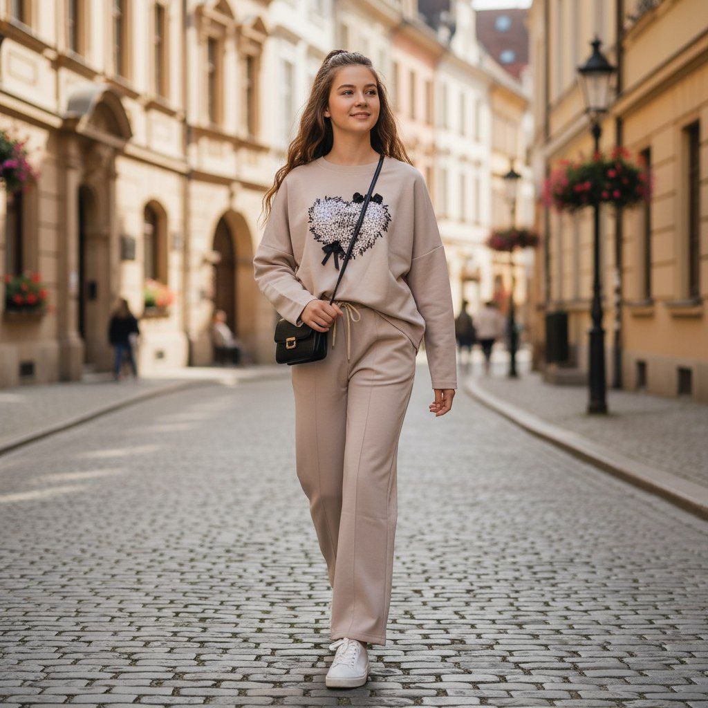 Outfit For Women Heart Design Size M-L