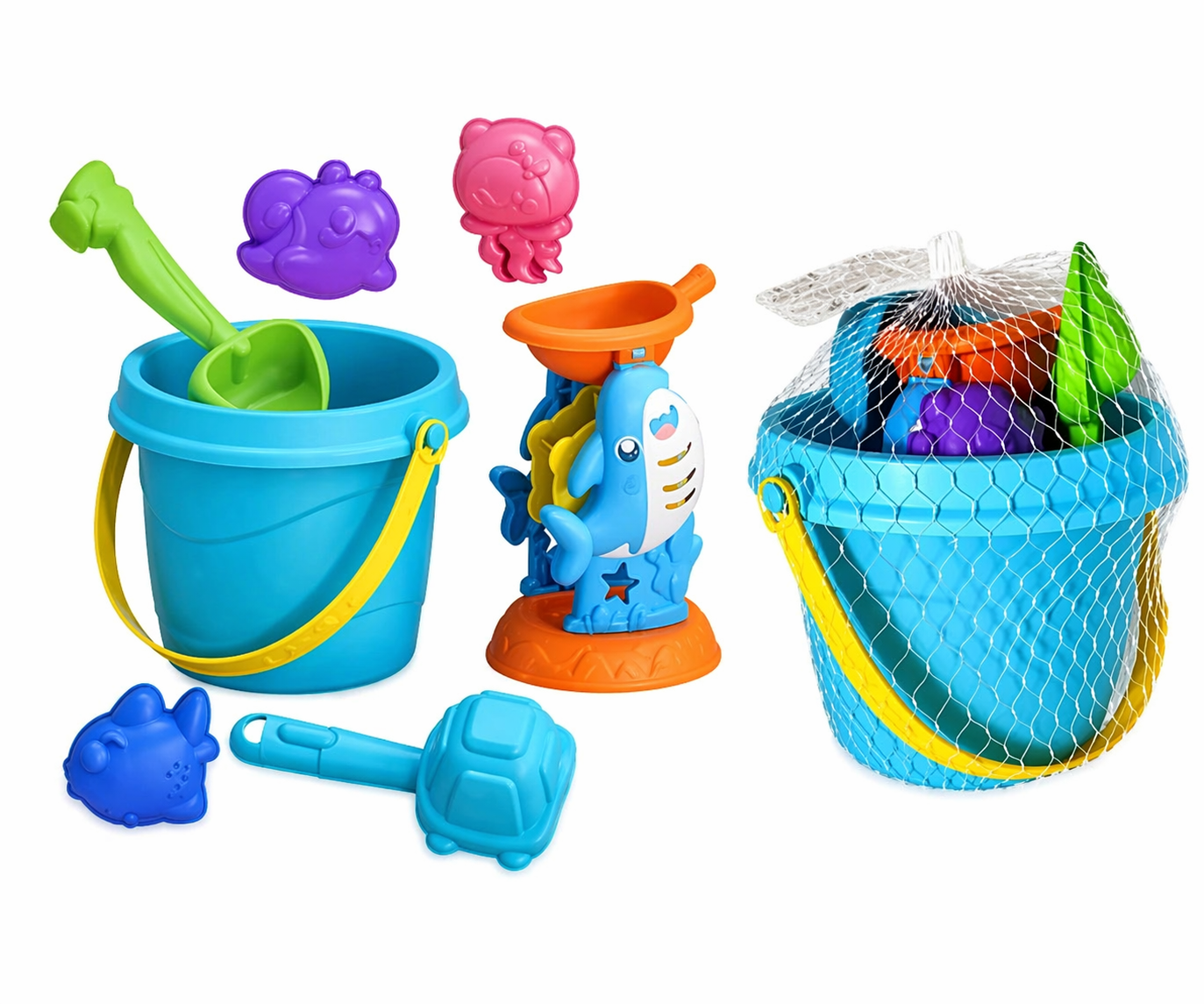 Beach Bucket Sand Toy Set For Kids | 3+