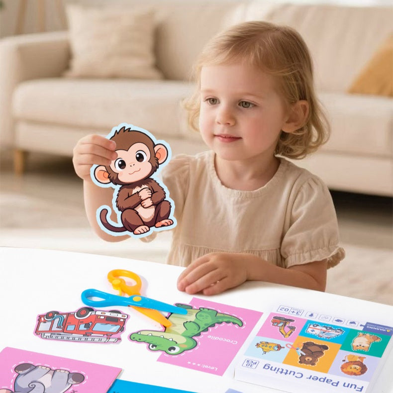 Fun Paper Cutting Activity Set for Kids – 30 PCS