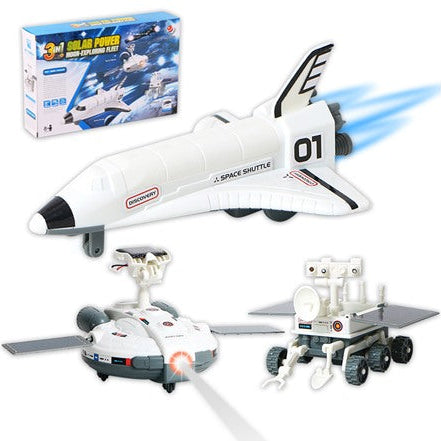 3in1 Solar power moon-exploring fleet Kids Toy