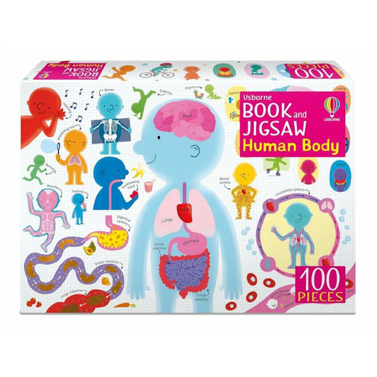 Usborne Book & Jigsaw Human Body 100 Pcs