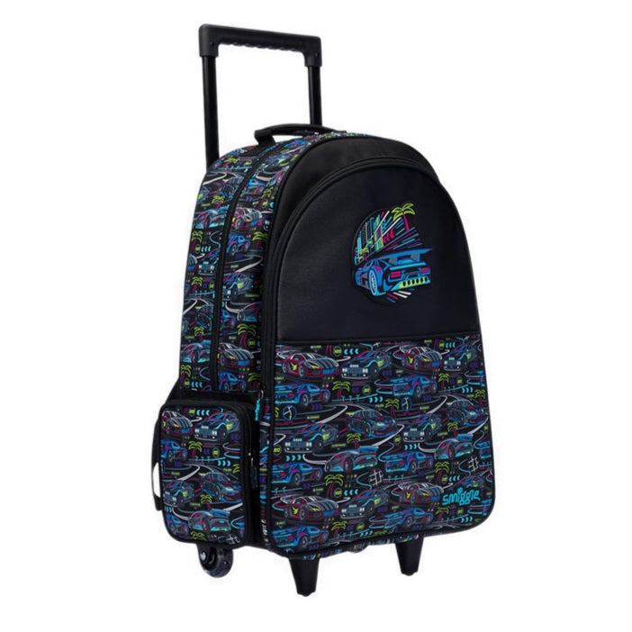 Smiggle Backpack | Light Up Wheels | Car Racing