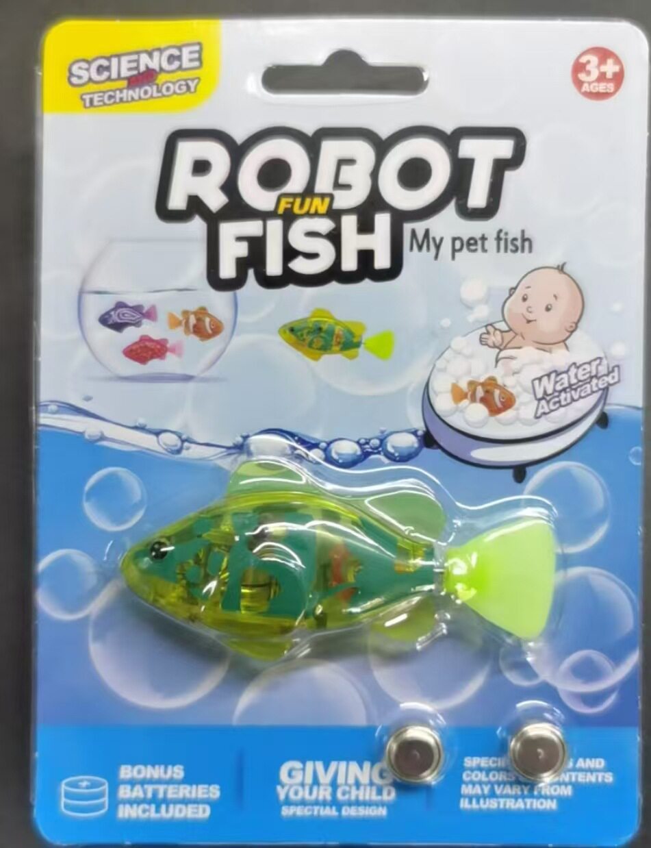 Robotic Fish - Interactive Swimming Fish Pet | (+2 Batteries) | 3+