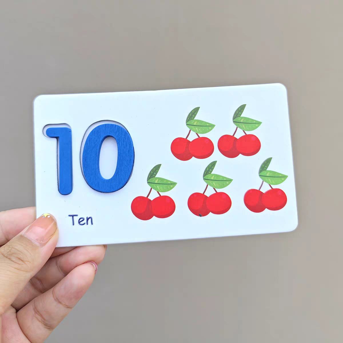 Spelling Numbers And Words | Card Educational Game | 3+