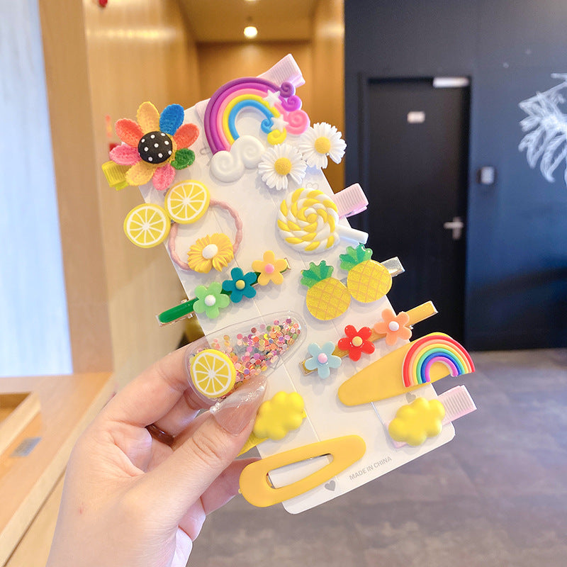 Hair Pin For Kids Colorful Pack Of 14 Pcs