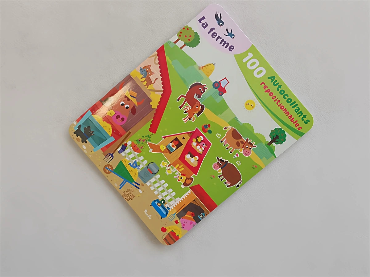100 Autocollants Repositionnables - French Book | Soft Cover | 3+