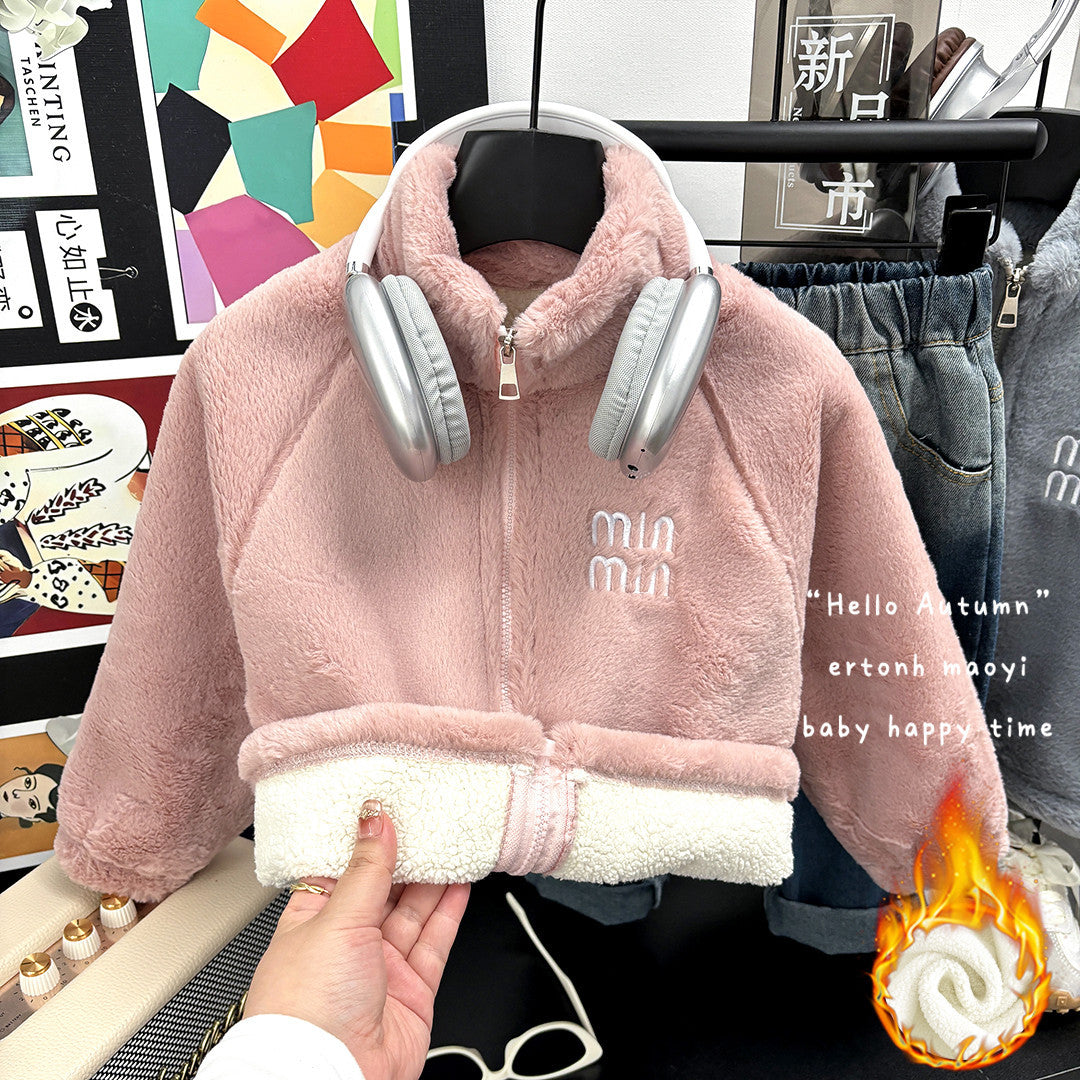 Warm Winter Jacket For Kids Size 3-12y