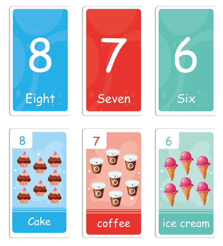 Toddler Learning Flash Cards – 58 Double-Sided Cards | 0–6 Years | Size 10.5×6.5×2.5cm
