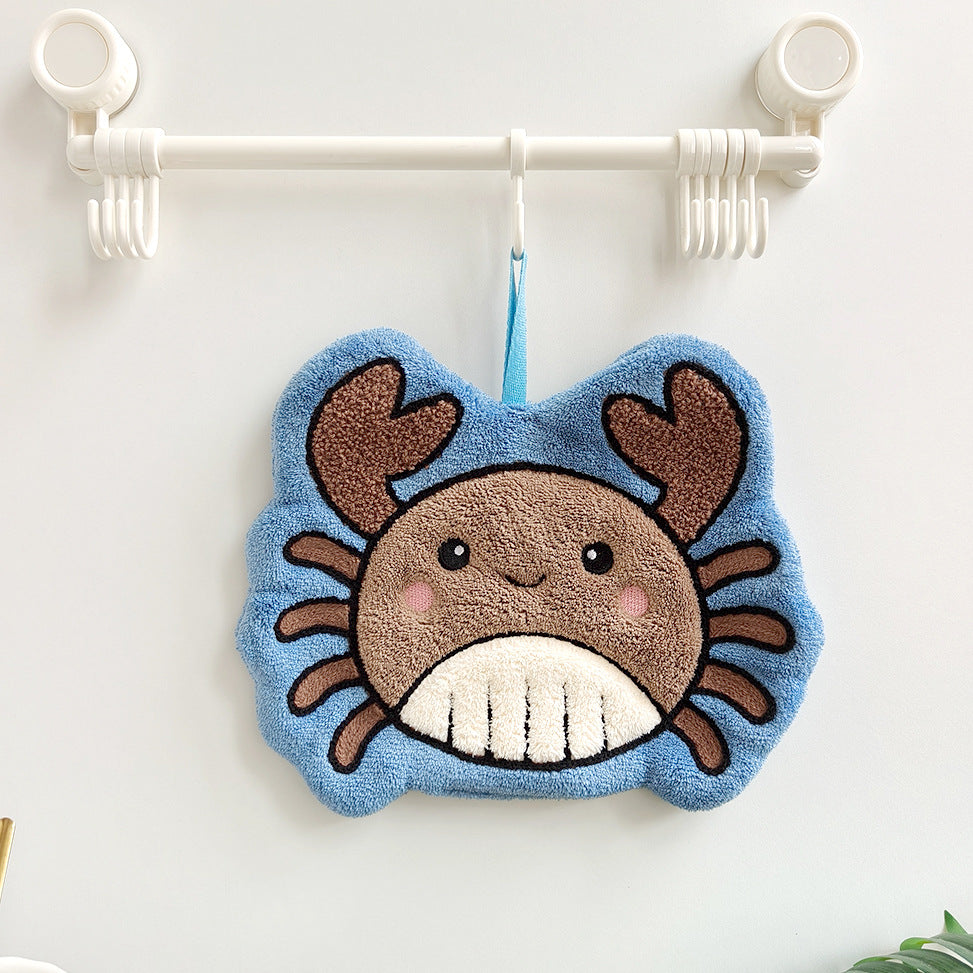 Cute Ocean Animal Hanging Hand Towel – 4 Designs