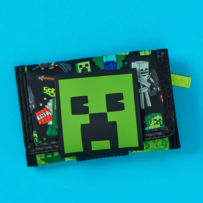 Smiggle Minecraft Design Wallet