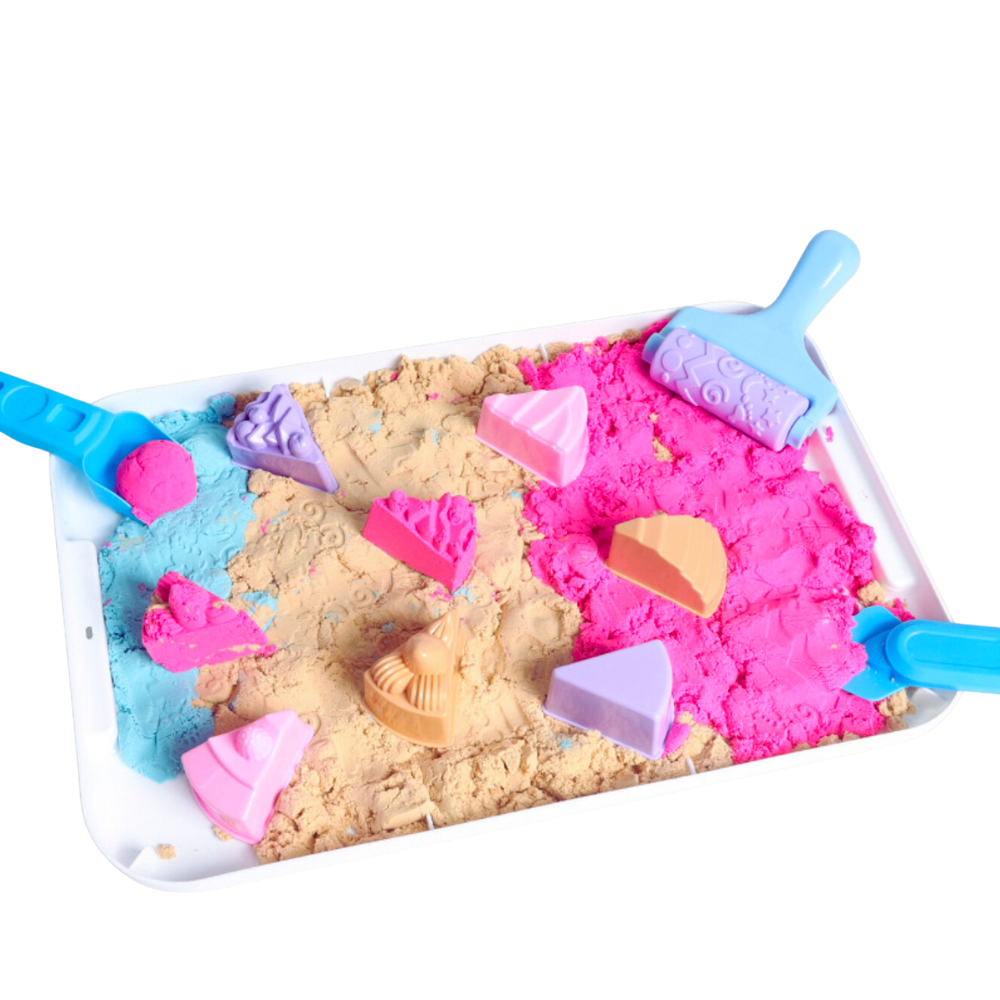 Dynamic Sand Play Set for Boys & Girls – 1500g Sensory DIY Kit (3+)