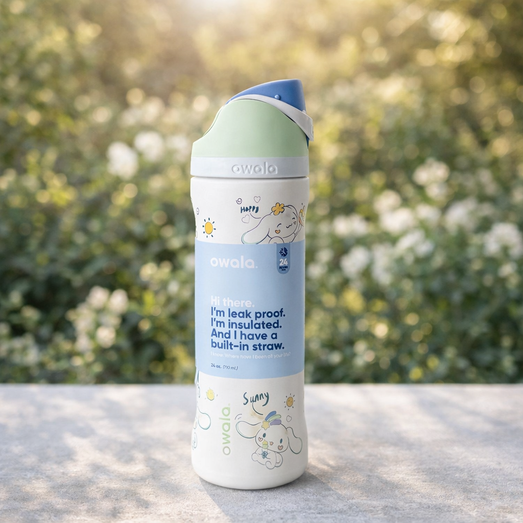 Owala Bottle Stainless Steel Free Sip Leak-proof Cinnamoroll 710ml