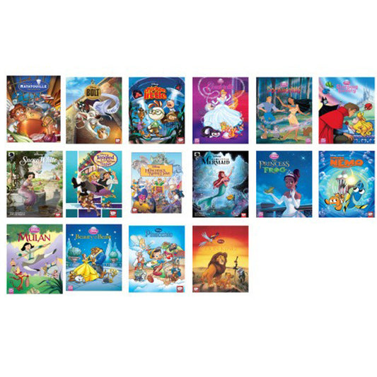 Disney Story 16 Books Set Soft Cover