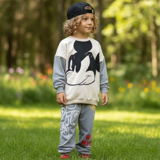 Cotton 100% Mickey Mouse Set Size 9-10y