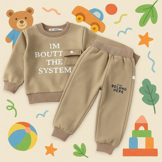 Pyjama With Fleece For Baby Boy Size 6-36 months