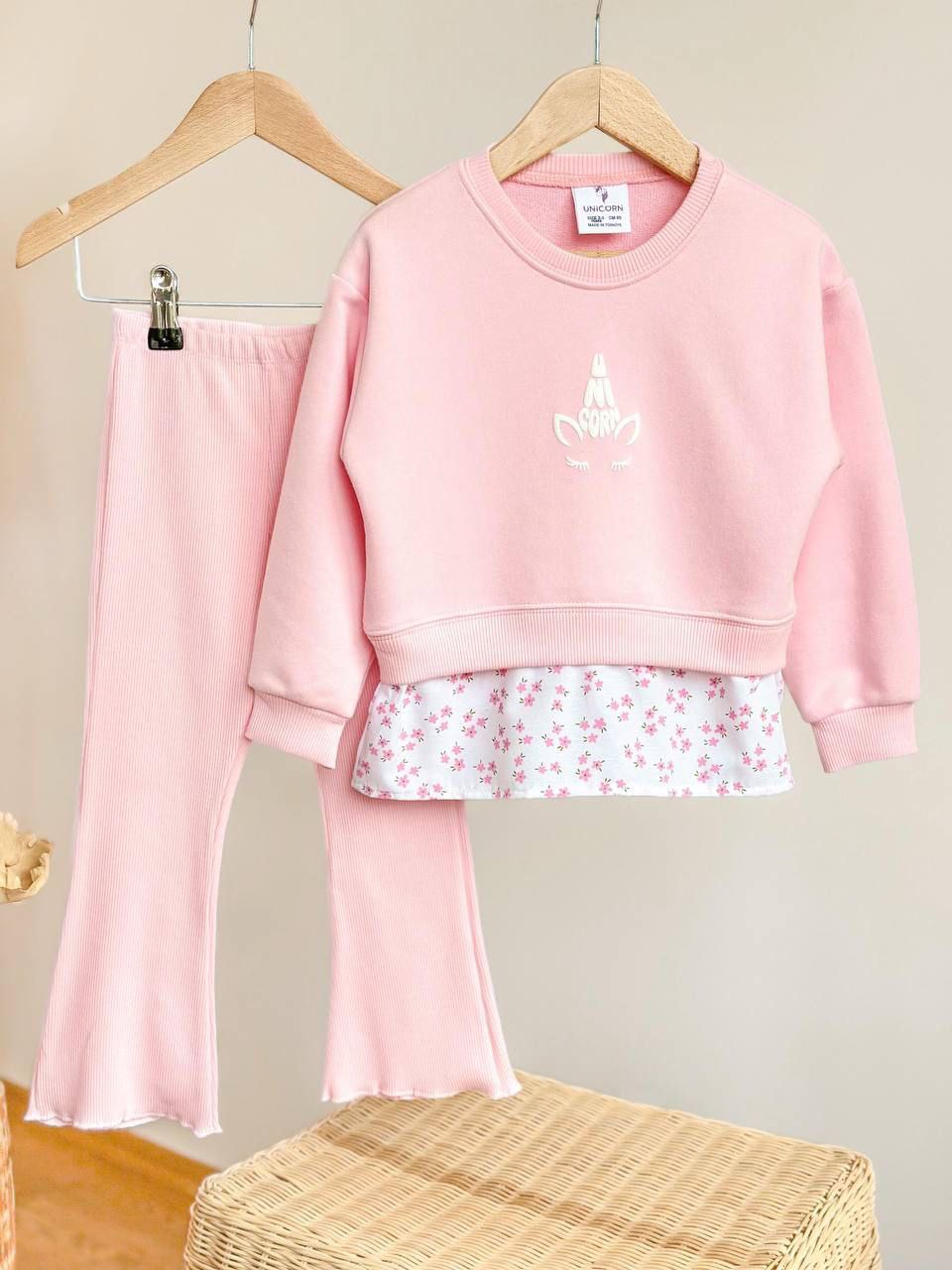 Outfit Cotton Unicorn Design Set Of 2 Pcs Size 2-8y