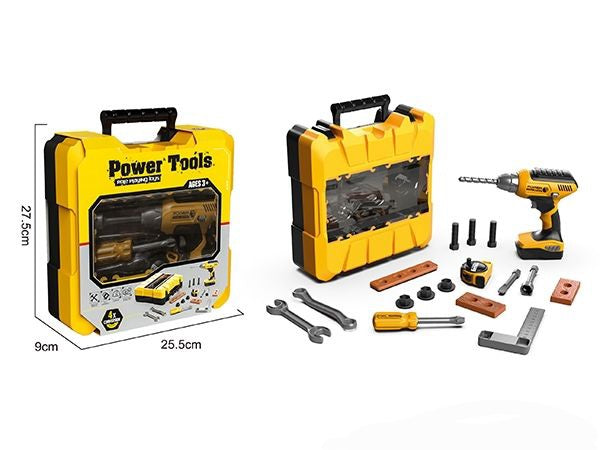 Power Tools Box - Role Play Toys With  Power Drill | 3+