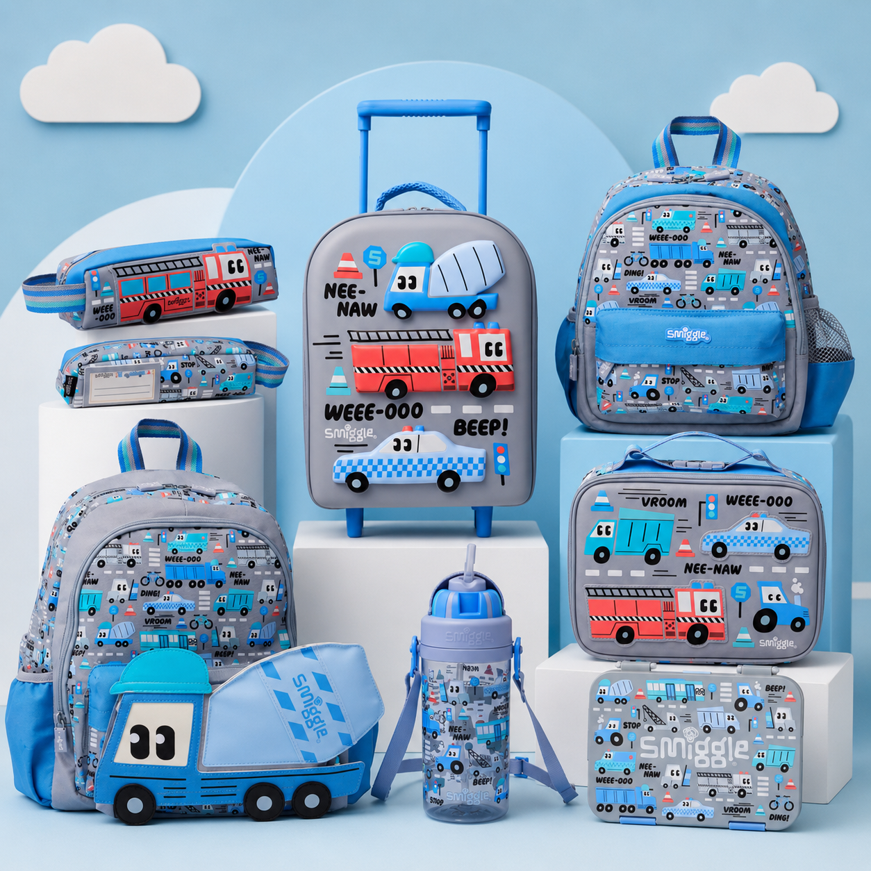 Smiggle Vehicles - Mixer Truck | Build Your Own Set
