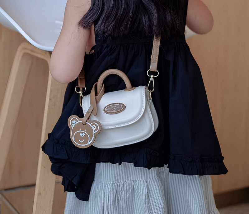 Cute Bear Mini Crossbody Bag for Girls – 4 Colors Available