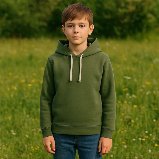 Hoodie With Fleece For Kids Size S
