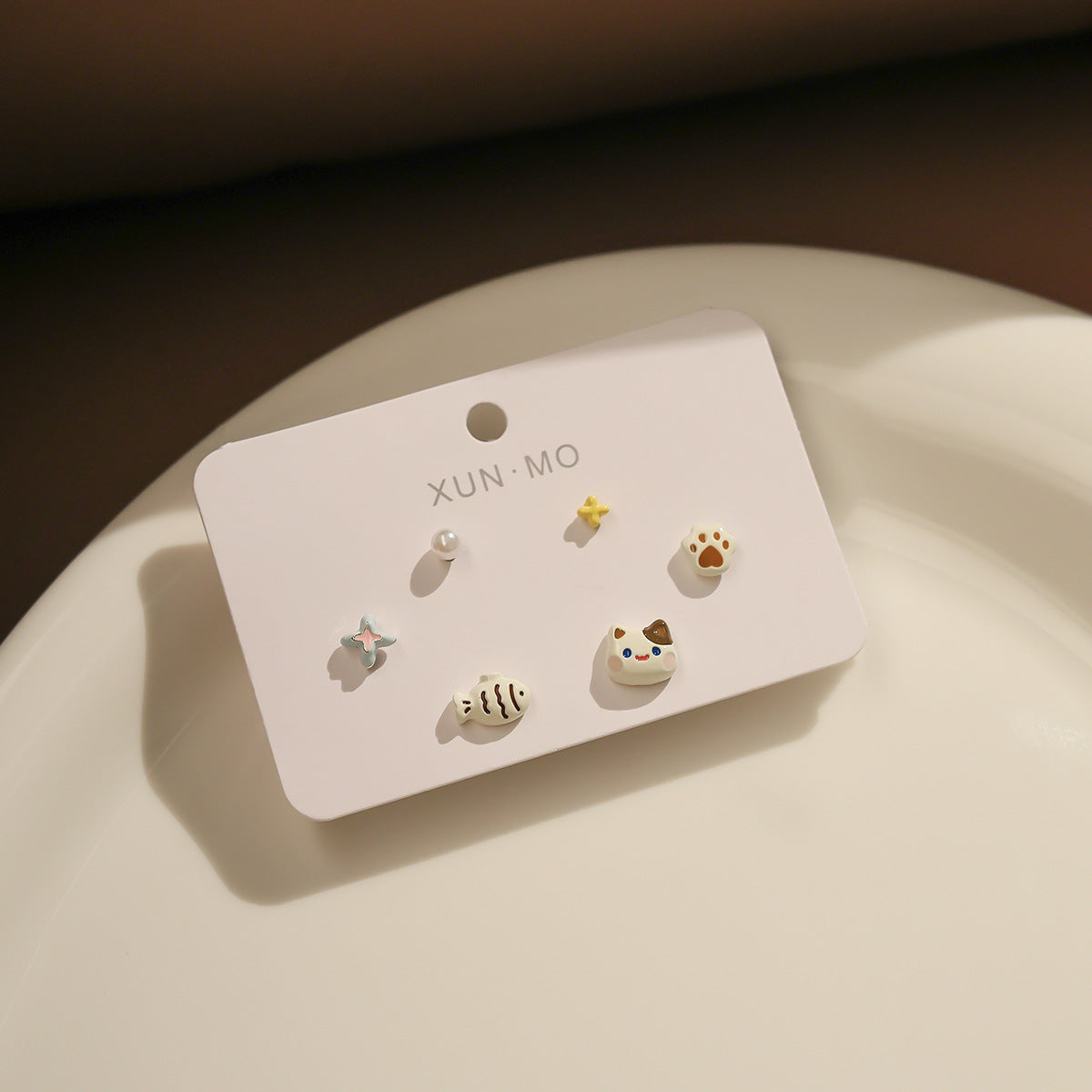 Small Cute Earrings Pack of 6 Pcs