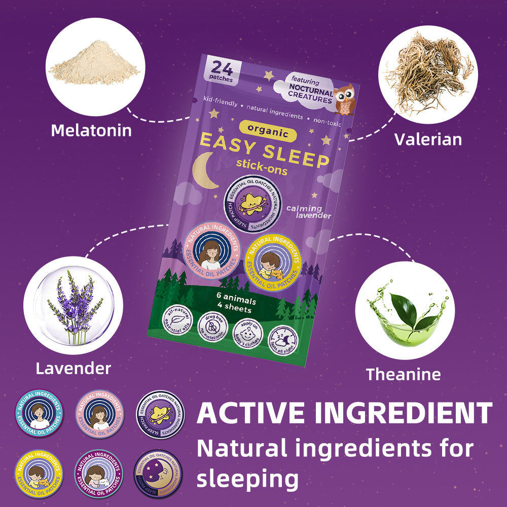 Sleep Support Patches Easy Sleep Calming Lavender 24 Pcs