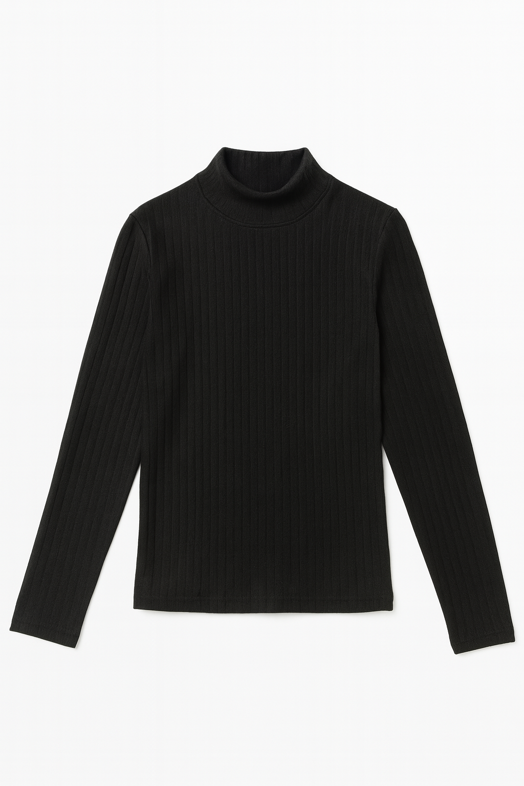 Black Long Sleeve Top Cotton For Girls Size 1-13y