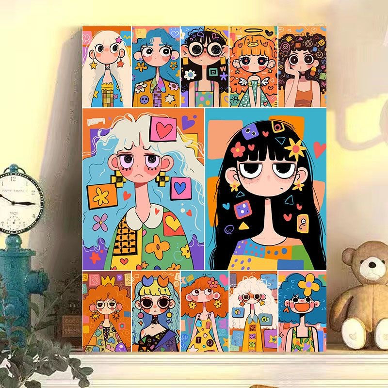 DIY Paint by Numbers Canvas Kit – 40 × 50 cm