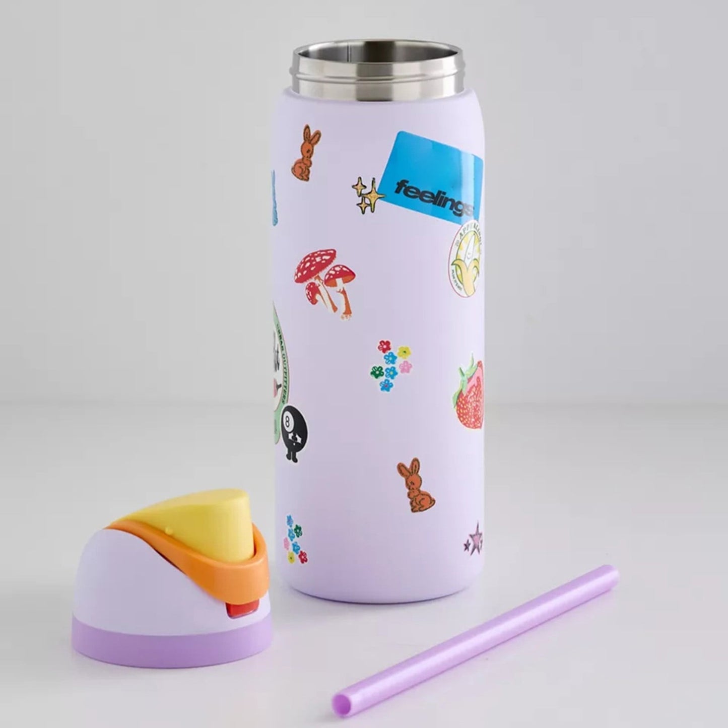 Owala Bottle Stainless Steel Free Sip Leak-proof Strawberry 710-950ml