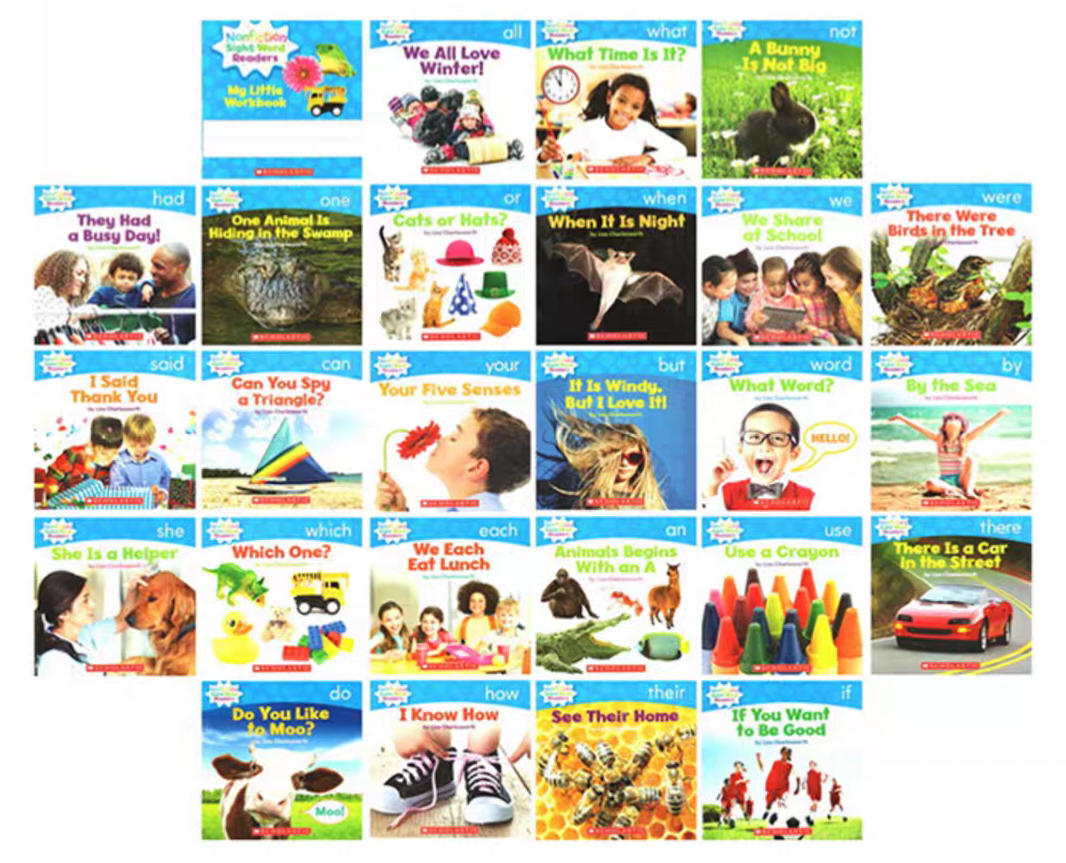 Nonfiction Sight Word Readers | 25 Books | Level A-D