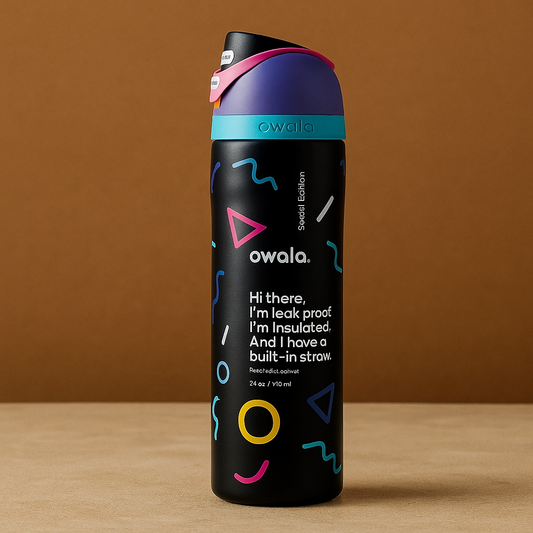 Owala Bottle Stainless Steel Free Sip Leak-proof Birthday Bash 710ml