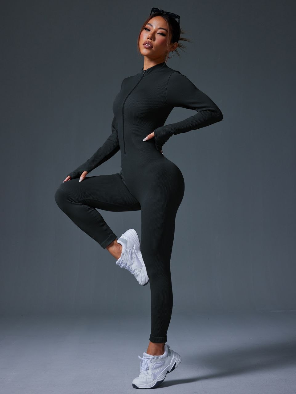 Jumpsuit For Women - Dark Grey | Size L