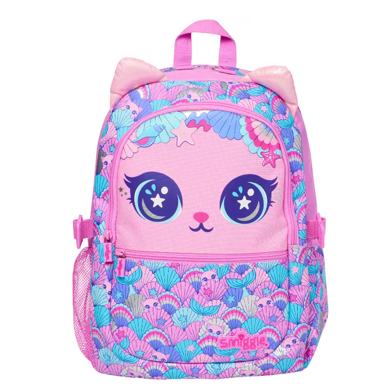 Smiggle Cat Design Set 4pcs Backpack 42cm