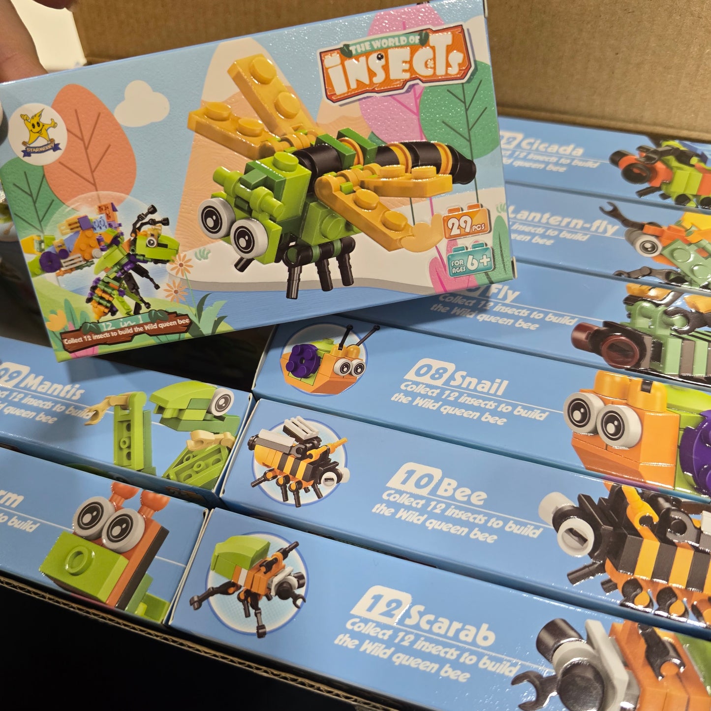 Building Blocks Insects 12in1 | Full Box | 6+