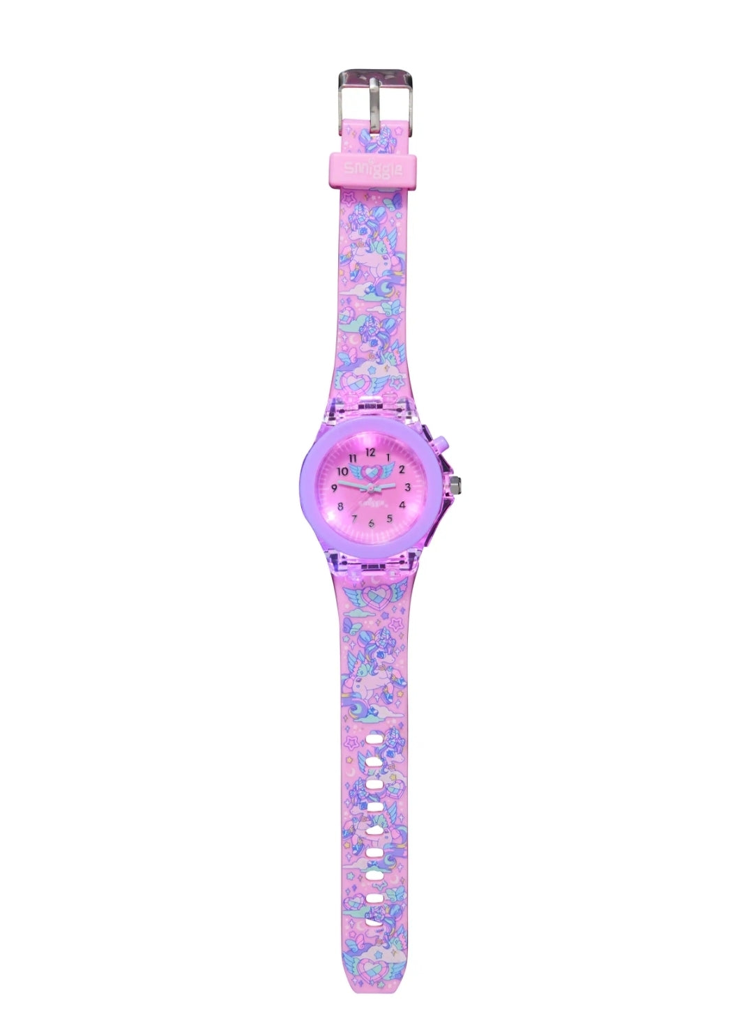 Smiggle Light Time Watch - Pink Unicorn