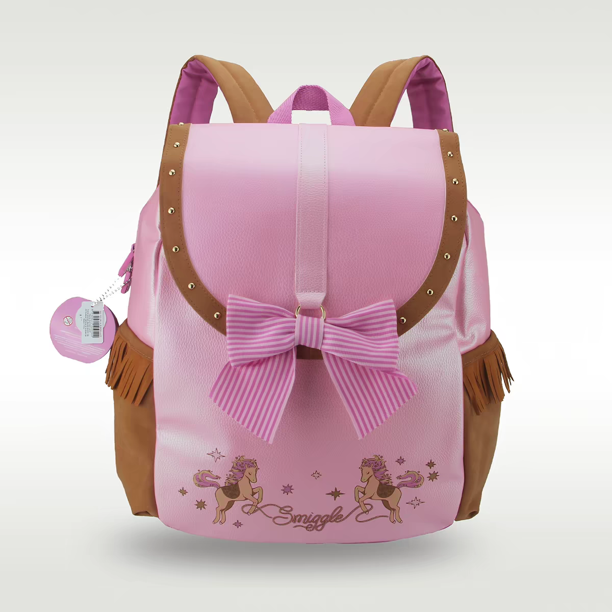 Smiggle Backpack | Pink Bow | 38cm