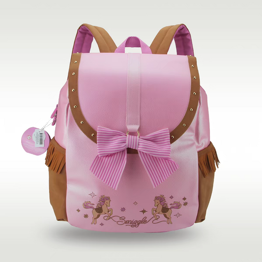 Smiggle Backpack | Pink Bow | 38cm