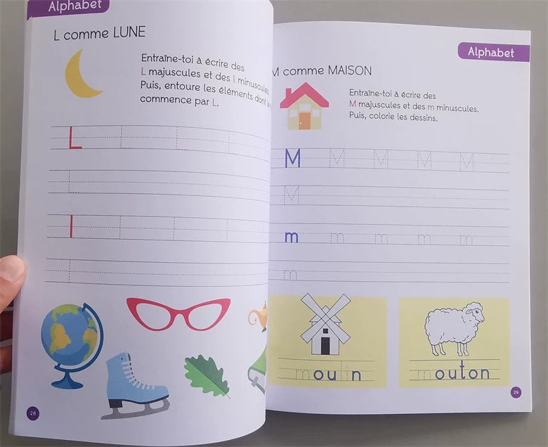 Mon Cahier D'exercices - Educational French Book | Soft Cover | 5+