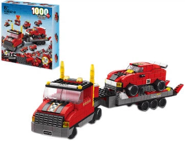 Truck & Racing Cars Building Blocks Set (6 in 1) |  1000pcs | 6+