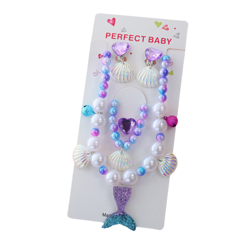 Mermaid Princess Jewelry Set –  3 Magical Colors