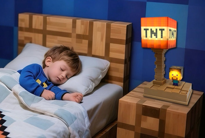 Table Lamp Minecraft | USB Rechargeable