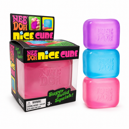 NeeDoh Nice Cube Squishy Sensory Toy | Stress Relief Fidget Cube | 3+