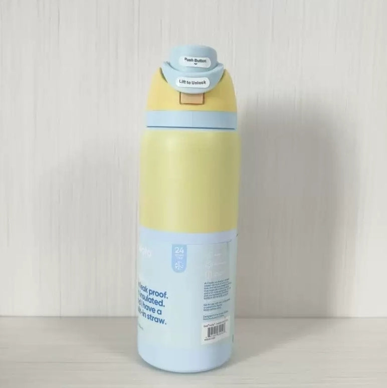 Owala Bottle Stainless Steel Free Sip Leak-proof Yellow&Blue 950ml