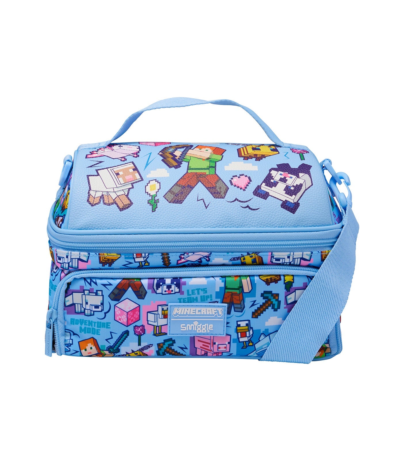 Smiggle Lunch Bag | Minecraft My World | 24.5x16.5x15cm