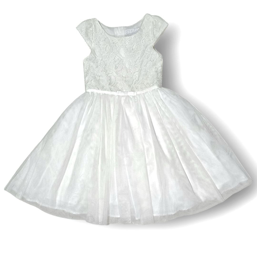 Nice White Long Dress Cool Club Size 5y