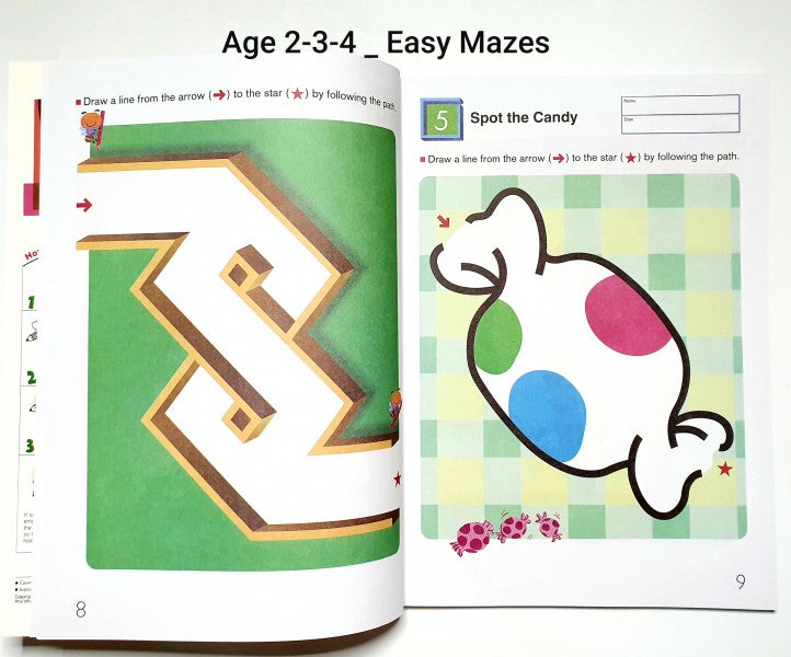 Kumon My First Workbooks | 4 Titles | Ages 2–4y