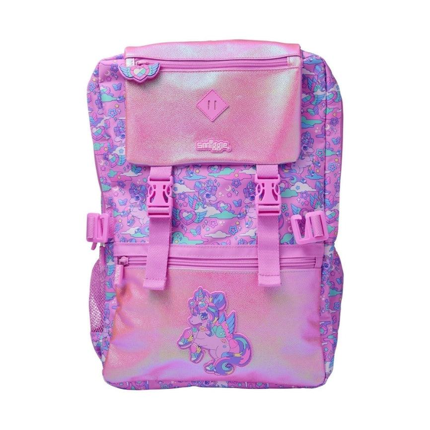 Smiggle Backpack Pink Unicorn | (Gr1-Gr6) | 45cm