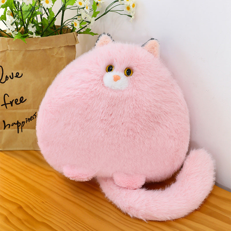 Chubby Cat Plush Pillow – Super Soft | 35cm & 45cm | 3+