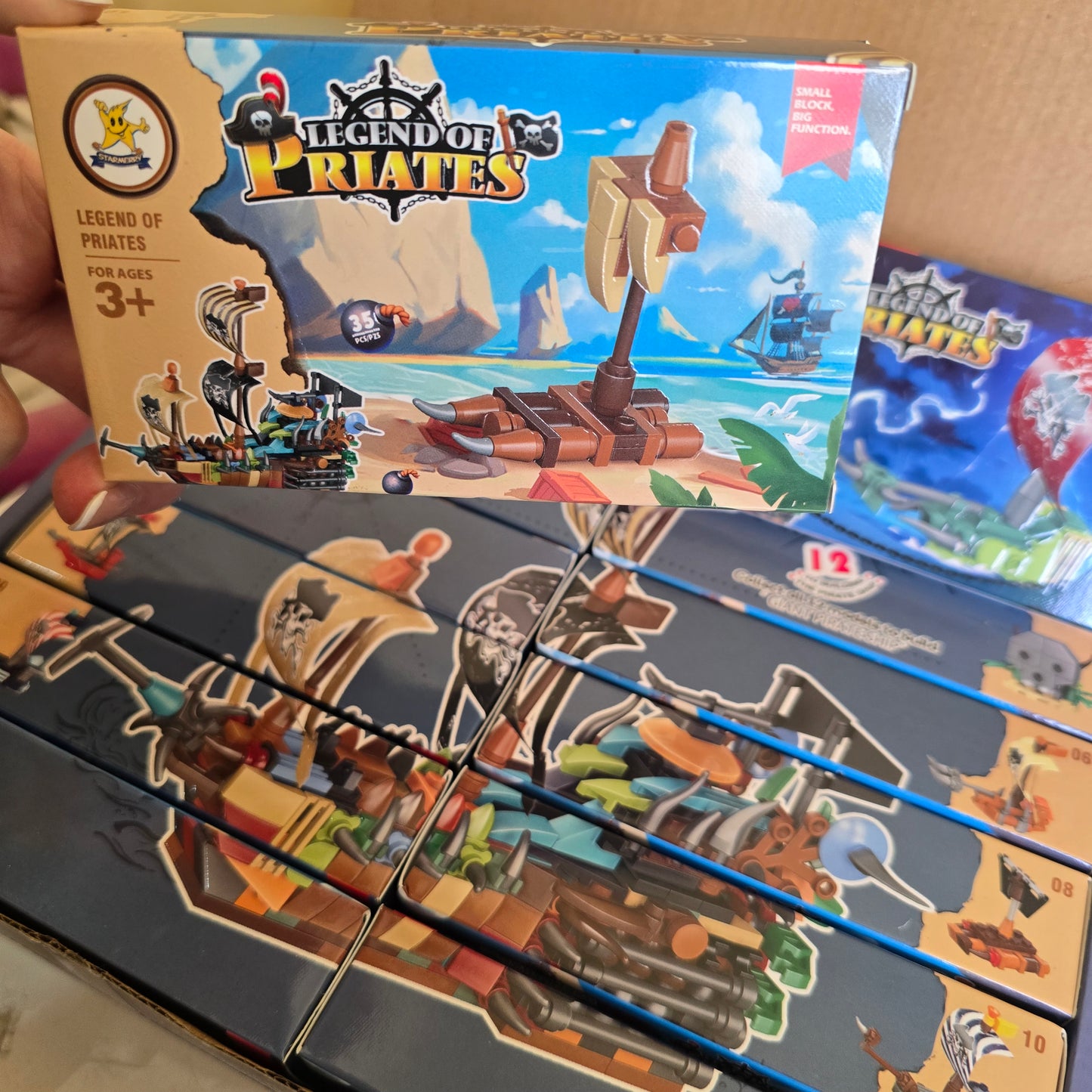 Building Blocks Legend Of Pirate 12in1 | Full Box | 4+